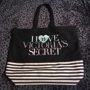 I Love Victoria’s Secret Huge Black Tote